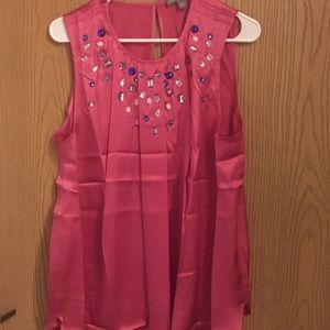 𝅺JESSICA London pink berry jewel tunic size 18w(a-49)